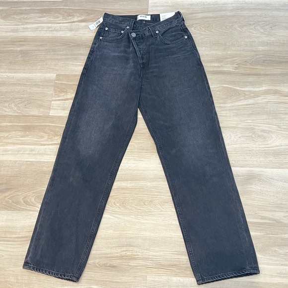(SOLD) AGOLDE Criss Cross Upsized Denim Jeans - Picture 7 of 9